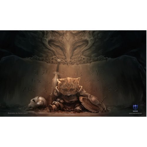 (1) Max Protection End of Things Design Mat Trading Card Playmat for Magic the Gathering, Pokemon, , Yu-Gi-Oh!, and Cardfight Vanguard Cards