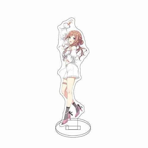 学園アイドルマスター アクリル製 アニメキャラクター スタンド 萌えグッズ コスプレ用 透明台座付き DIY飾り インテリア用 6yuayk0122-10