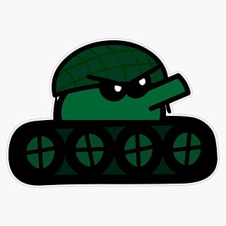Tankie The Tank Window Bumper Sticker Decal 5"