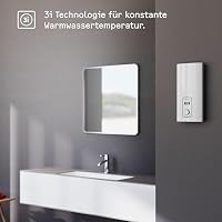 STIEBEL ELTRON elektronisch geregelter Durchlauferhitzer DHB-E 18/21/24 LCD, umschaltbar, druckfest, LC-Display, gradgenaue Wunschtemperatur, 236745 – Ansicht 2