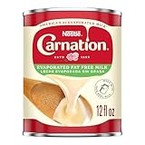 Carnation Evaporated Milk, Fat Free, 12 Fl Oz