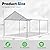 Quictent 10x20 ft Heavy Duty Car Canopy Galvanized Frame Carport Outdoor Party Tent Boat Shelter with 3 Reinforced Steel Cables - White