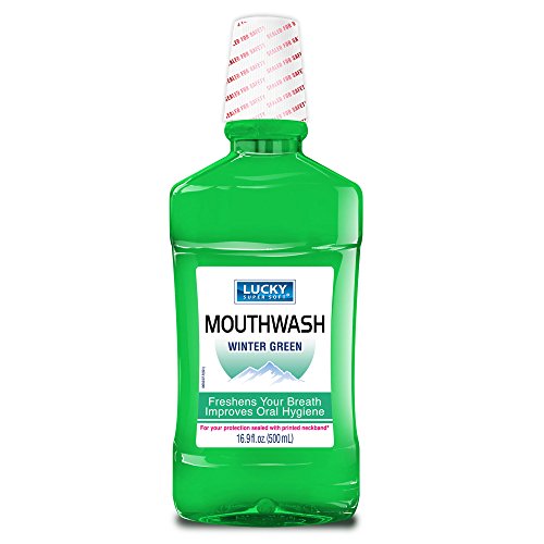 Lucky Super Soft Mouthwash, Winter Green, 16.9 Fluid Ounce