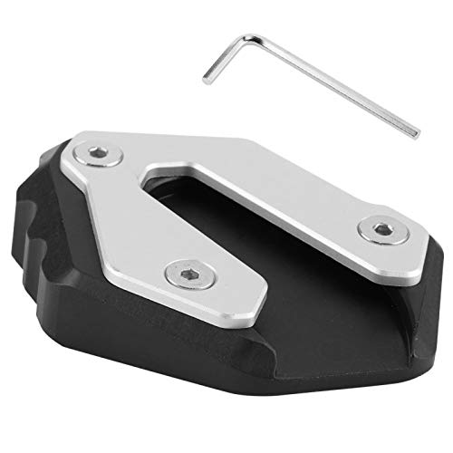 Piastra di supporto per prolunga del cavalletto laterale del cavalletto nero per moto adatta per MT 09 Tracer XSR900