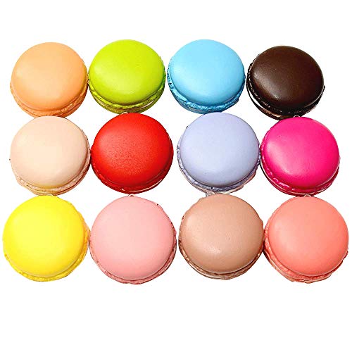 image for Longpro Realistic Artificial French Macaroons Fake Macaron for Display