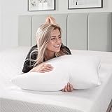 NIGHTZONE Pillows Bounce Back 2 Pack Hotel Quality Extra Filling Bed Fluffy Pillows For Side Stomach And Back Sleepers (Bounce Back Pillows Pack Of 2) - Image 2