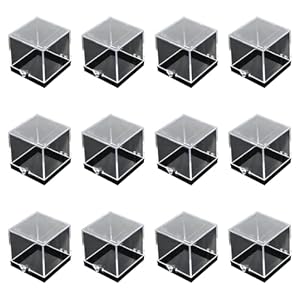 Fhkpsqkcn 12 Stück Stapelbare Proben Display Würfel