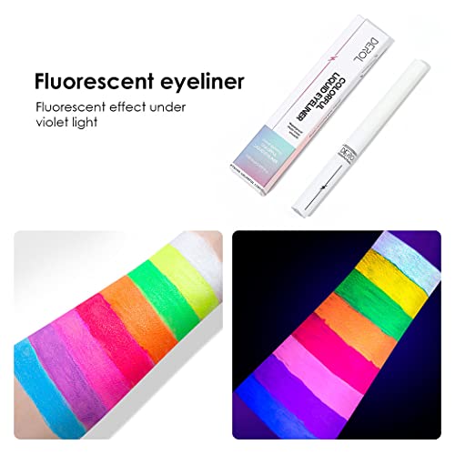 Eyret Pink Liquid Eyeliner Colorful Eyeliners Waterproof Eyeliner Neon Makeup Cosmetic For Women And Girls #TOP4