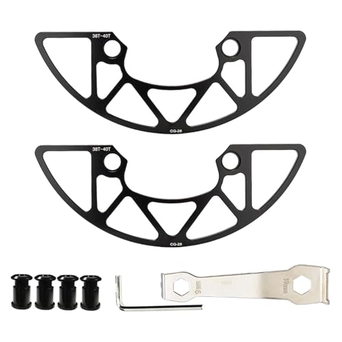 Protection de plateau alu et boulons haute résistance pour vtt