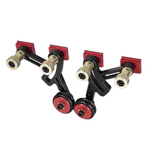 Image of Toolcool Clear Cut Precision Stock Guides One Way Bearing Roller Feeder Upgraded Featherboard Safety Feeding for Router Table Saw