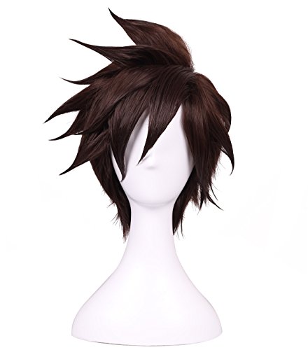 ColorGround Short Dark Brown Cosplay Wig