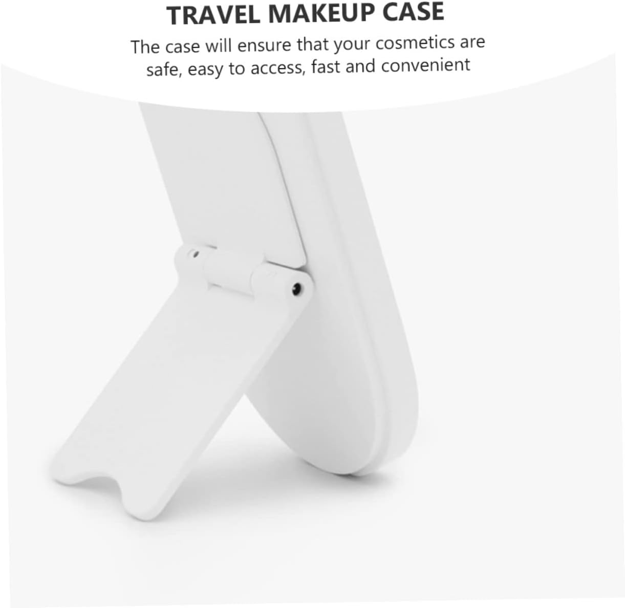 1pc Portable Led Lighted Makeup Organizer Case with Mirror Travel Cosmetic Storage Box for Outdoor Activities and Business Trips Multifunctional and Convenient Design