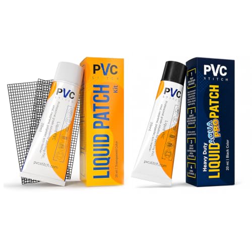 PVC Stitch Waterproof Liquid Sealant Bundle Kit for Outdoor Gear, Scuba Gear, Vinyl & PVC Fabric, Inflatable Mattresses, Boats, Pools, Hot Tubs image 4