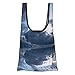 Produktbild J-shop Lighthouse Decor Collection Lighthouse Sailing Dark Clouds Reflection On Atlantic Ocean Rainy Weather Shadow Reusable Grocery Bags, Eco-Friendly Folding Tote Shopping Bag Fits In Pocket