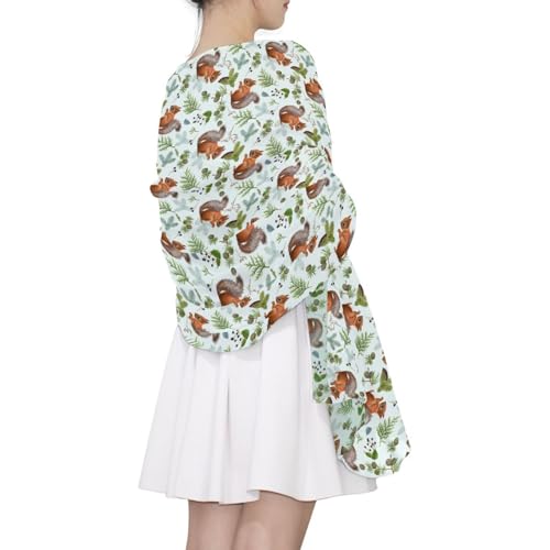 Shawl Wraps Scarf for Women, Lightweight Chiffon Scarf Pashmina Wedding Shawl4