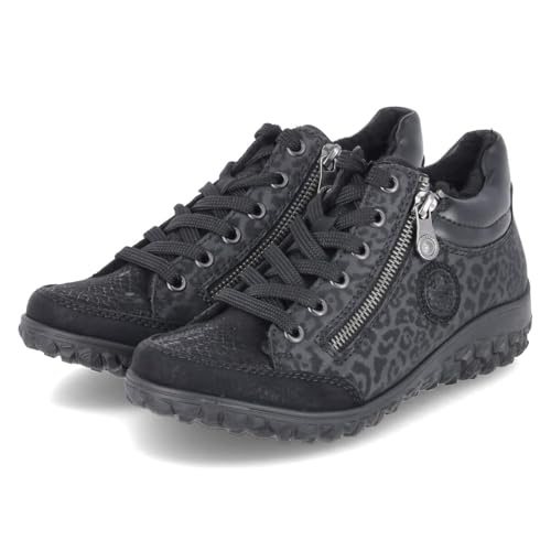 Rieker Femme 59500 Bottes à Lacets bottines confortables zippées pour hiver