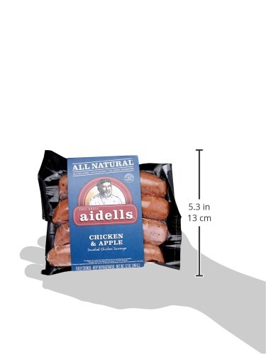 Aidells Smoked Chicken Sausage, Chicken & Apple, 12 oz. (4 Fully Cooked Links)