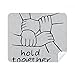 Hold Together Personalized Gesture Cleaning Cloth Screen Cleaner 2pcs Suede Fabric