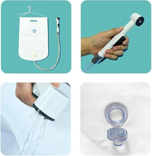 Bain gonflable médical avec douchette pour le soin au lit