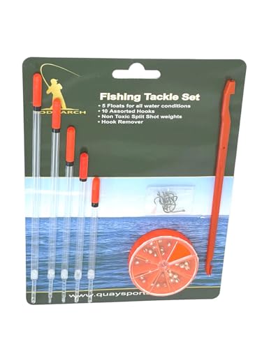 Roddarch© Junior Beginners Kids Novice Fishing Rod Reel Kit Set - 5
