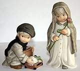 Enesco Kim Anderson 1999 Pretty As A Picture Boy with Baby Girl with Rose 538434