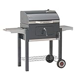 Ascheschublade Landmann Holzkohle - Grillwagen dorado, Grau, 134 x 63 x 114 cm