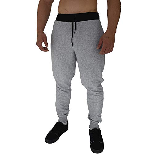 Calça Masculina Moletom Slim MXD Conceito Mescla Tradicional Clássico (M)