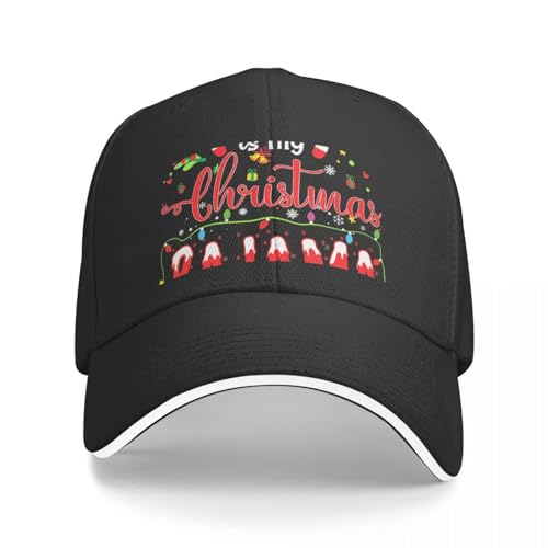 Gorra De Béisbol Esta Es Mi Navidad Camisa Pijama Familia Divertida Luces De Navidad Gorra De Béisbol Icono Gorras De Hombre Rugby Cosplay Sombreros De Hombre De Mujer
