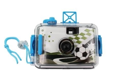DISOK - Cámara De Fotos Acuática Fútbol Niño- Camaras de Fotos Comuniones Niños
