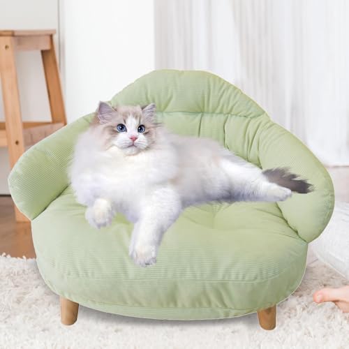 Hundestuhl – Haustiersofa | Eckhundebett | Sofas und Stühle für Hunde | Hundesofabett | Abnehmbare Couch Hundebett Hundesofa Couch | Weicher Haustiercouchstuhl, atmungsaktives Katzennestbett für das W
