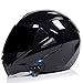 Casque Bluetooth Modulables pour Moto Casques Intégraux Racing Motocross ECE Homologué Avec Double Visière, Casque avec haut-parleur intégré pour une réponse automatique C,L