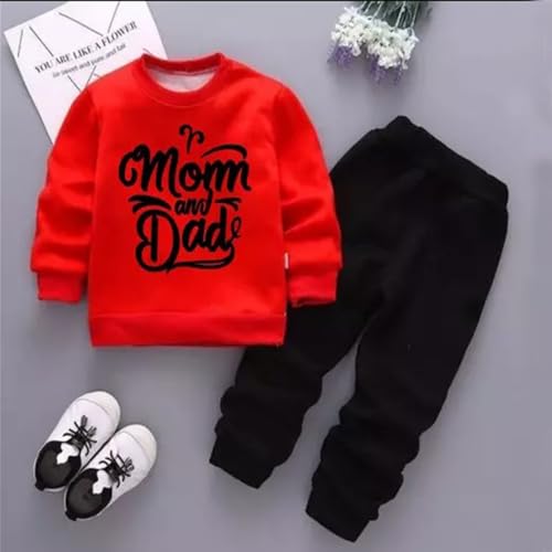 Image of Dress for Boys | Full Sleeve Hoisery Cotton Printed Sweatshirt and Pant Set for Baby Boys