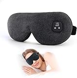 Telepepe Augenmaske Wärmend, 1000mAh Wärmebrille mit Akku ohne Kabel, beheizte Augenmaske mit 4 Wärmestufen, waschbarer Bezug, Geschenke für Familie und Freunde (Schwarz)