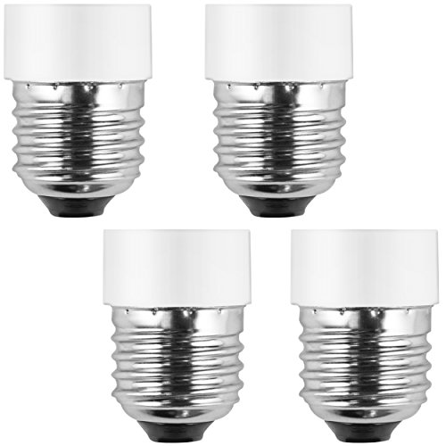Preisvergleich Produktbild mumbi 4X Lampensockel Adapter E27 auf E14 Lampenfassung
