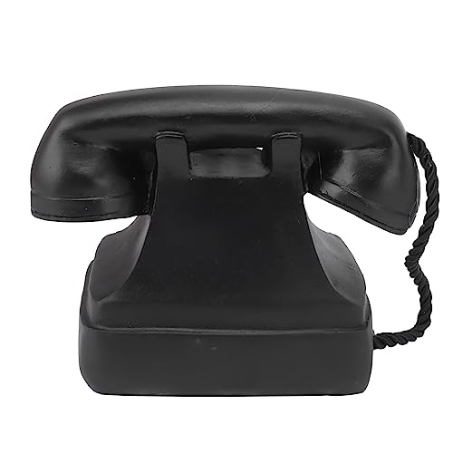 Vintage Telefon Dekor - Retro Staty för Café och Fönsterinredning