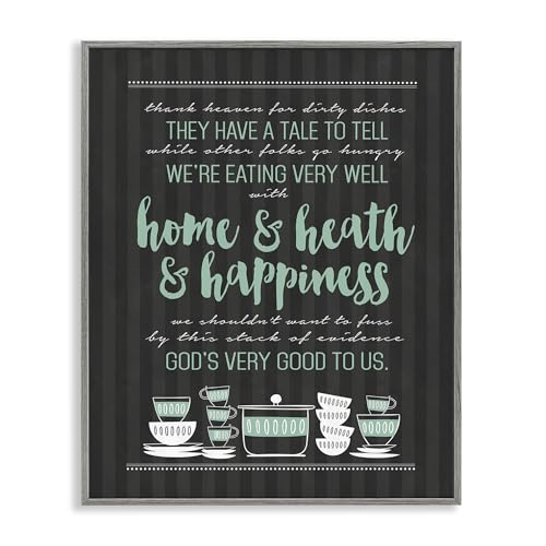 Décoration murale God's Good To Us Kitchen Stupell 35x27 cm