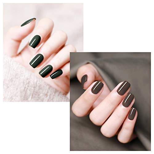 Nail Dipping Powder Starter Kit ULG Dip Powder 6 Colors Acrylic Nails Powder System for French Nail Manicure Art Set with Base, Activator, Top and Brush Saver No UV LED Required