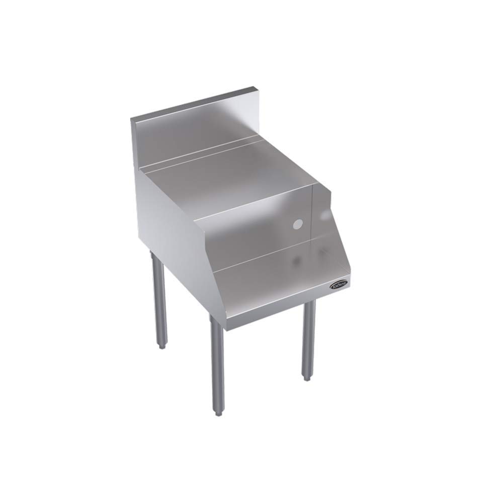 Metal Royal Series Underbar Blender Station with Flat Top 18"W x 24"D by Krowne – Stainless Steel, Model KR24-18BF