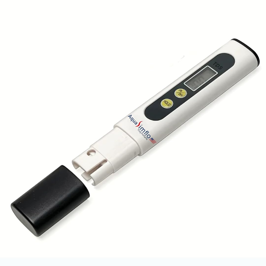 Aqua Simflo Tds Meter, Total Dissolved Solids Meter, Water Quality Tester, Ppm Tester For Water Testing - White 3 Digit (B0D1FT4PQ6) Amazon Price History, Amazon Price Tracker