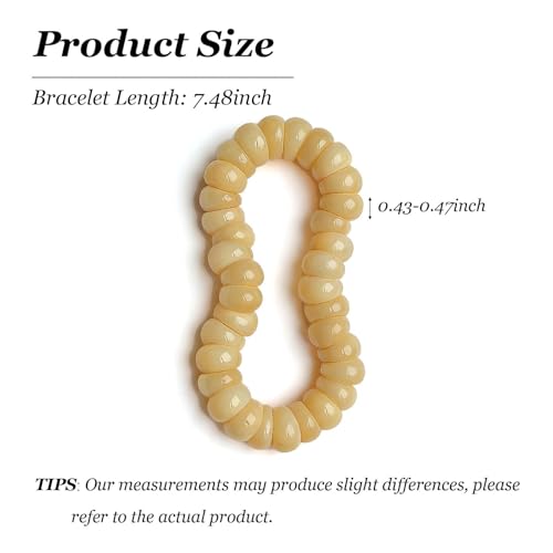 Image of Fidget Bracelet for Women Anxiety Bodhi Seeds Beaded Bracelets, Zen Fidget Stretch Bracelet Alleviate Anxiety Stress