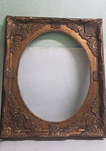 Generico Marco Ovalado De Oro Elaborado Barroco De 40 X 50 Cm, Exterior 54 X 64 Cm, Fao 093, Marcos Para Fotos De Pared Generico Marco Ovalado De Oro Elaborado Barroco De 40 X 50 Cm, Exterior 54 X 64 Cm, Fao 093, Marcos Para Fotos De Pared