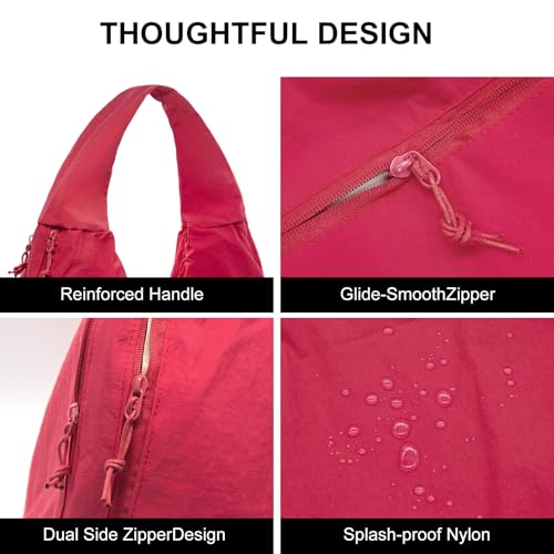Bolso Tote Slouchy Nylon para Mujer miniatura 6