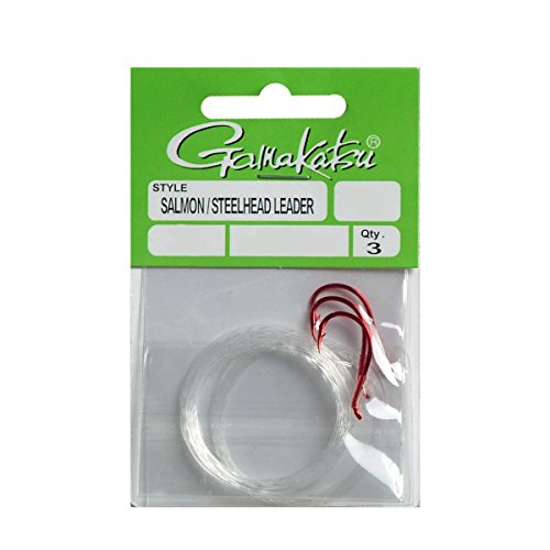 Hameçons Saumon Gamakatsu 2/0 Rouge pour Pêche en Rivière