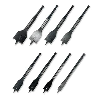 Eclipse Professional Tools FWDB8PS Set di punte da trapano piatte per legno, 8 pezzi