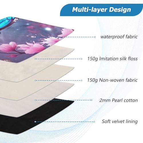 Funda para portátil Blue Butterfly 15-16 pulgadas resistente al agua miniatura 4