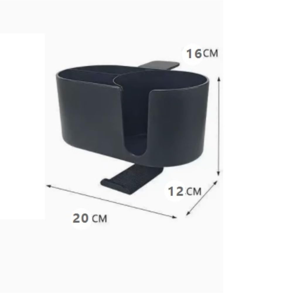 Oficina Lapicero Portalapices Organizador De Escritorio Con Portalápices Cuatro En Uno, Gancho For Auriculares Debajo Del Porta Lapices Escuela(Black)