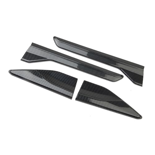 Image of Side Body Emblem Cover Trims Accessories for 2024-2026 KIA Sorento (Carbon Fiber Pattern)
