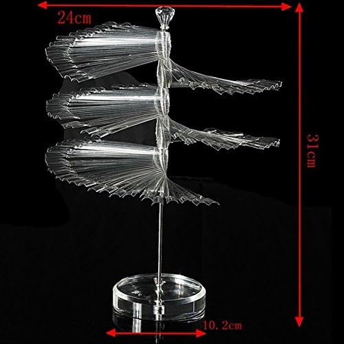Nail Color Display, 120 pcs Nail Art Color Chart Display Stand Spiral False Nails Display Shelf Practice Tools For Solon Nails Polish Gel Show (Natural) 3