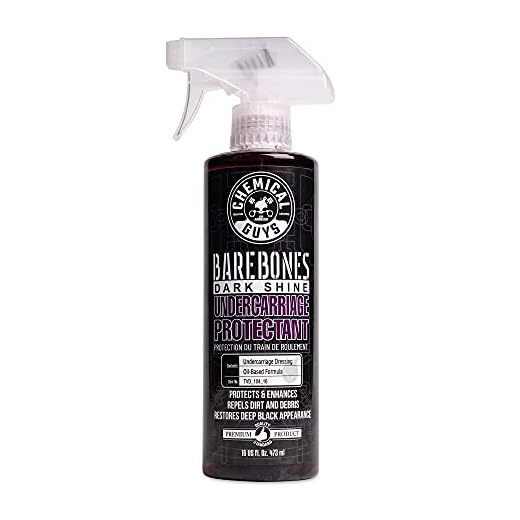 Chemical Guys TVD_104_16 Bare Bones Premium Dark Shine Spray for Undercarriage, Tires and Trim, Safe for Cars, Trucks, Motorcycles, RVs & More, 16 fl oz