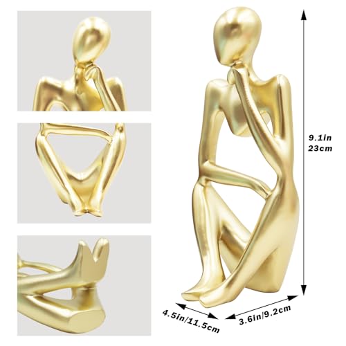 Thinker Statues and Sculptures, Resin Thinker Statue Ornaments, Abstract Style Sculptures, Housewarming Gifts, Housewarming Decorations, Living Room Dining Desk Decorations